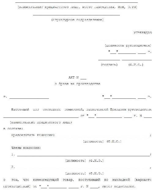 Проводка акт выполненных работ. Акт о браке товара образец. Акт утилизации брака. Акт списания брака. Акт на списание брака в производстве образец.