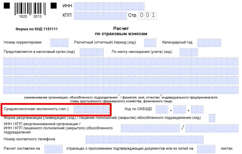 Среднесписочная численность обособленных подразделений