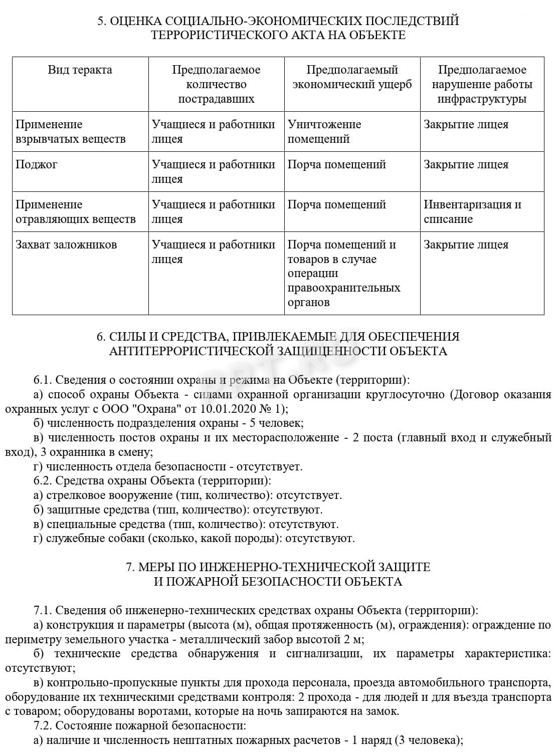 Паспорт антитеррористической защищенности (стр. 3)